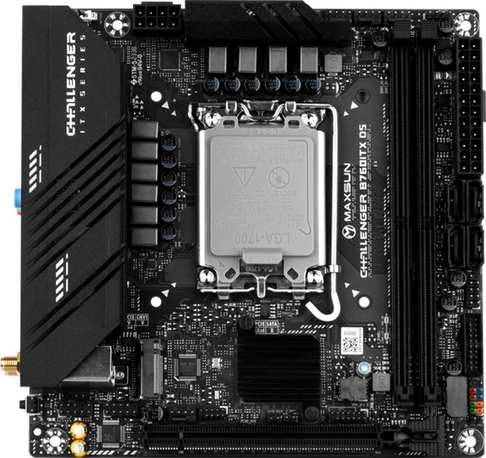 Материнская плата mini-ITX MAXSUN Challenger B760ITX D5