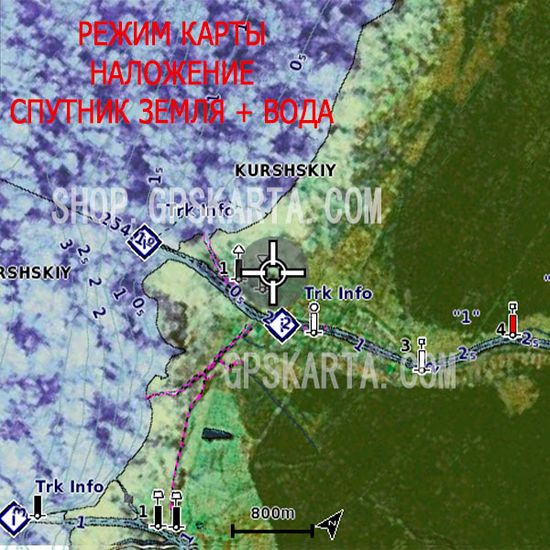 Северная Европа карта глубин для Garmin BlueChart G3 Vision VEU721L