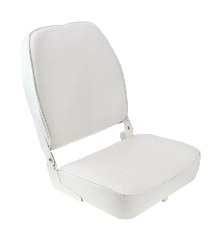 Кресло складное мягкое ECONOMY с высокой спинкой, белое