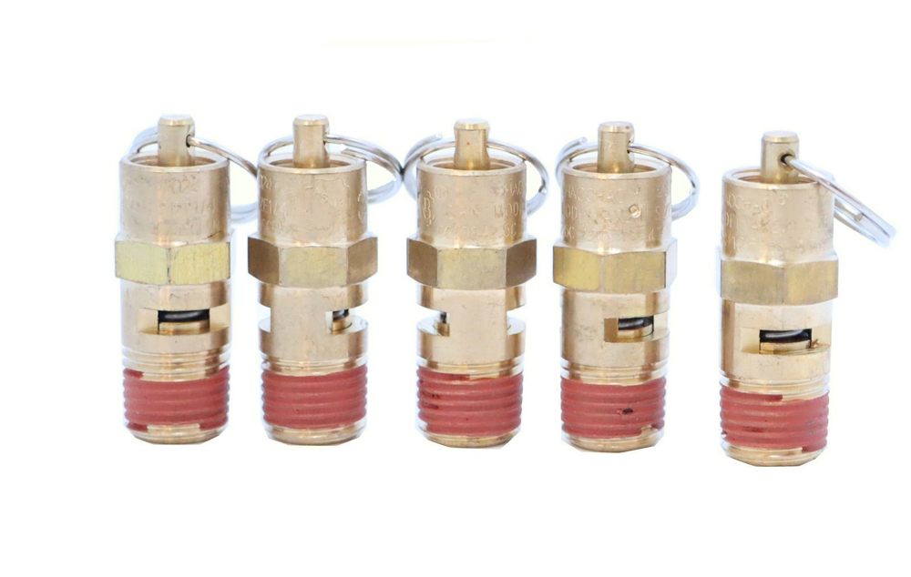 KraftWell KRW-SV14M-5 Клапан предохранительный  M1/4", 16 бар, 5шт