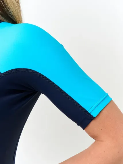 Короткий женский гидрокостюм Sargan Sport 1071/BL 2 мм синий