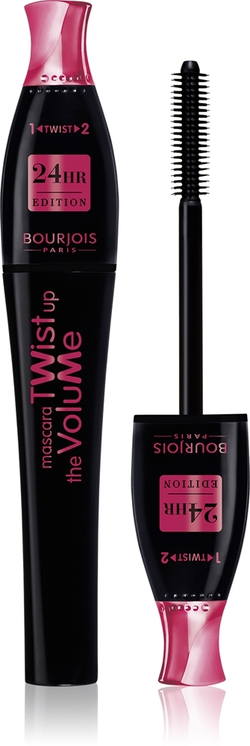 Bourjois Twist Up The Volume - Объемная тушь для ресниц с щеточкой 2-в-1, 8 ml