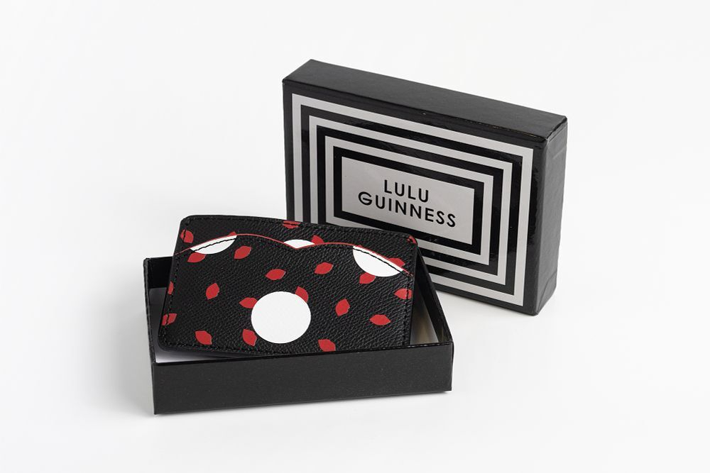 Дизайнерский кошелек Lulu Guinness для кредитных карт