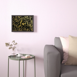 IKEA BILD  (ИКЕА БИЛД)  -  Плакат, Позолоченная любовь, 40x30 см