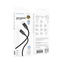 Кабель TypeC - TypeC BOROFONE BX106 60W (черный) 1м