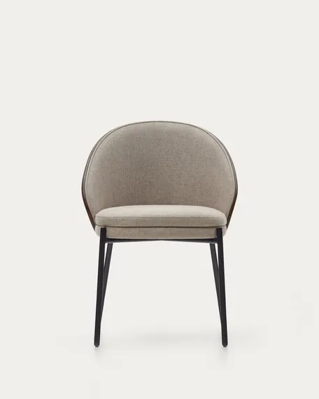 Стул Eamy светло-коричневый с отделкой орех