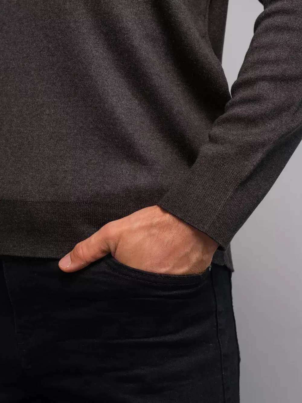 Джемпер Турция тонкий теплый с горлом