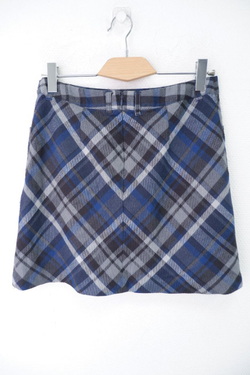 Юбка Zolla в клетку синяя 44 размер