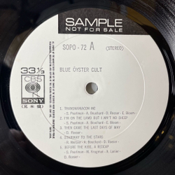 Винтажная виниловая пластинка LP Blue Oyster Cult (Japan 1975) (Promo)