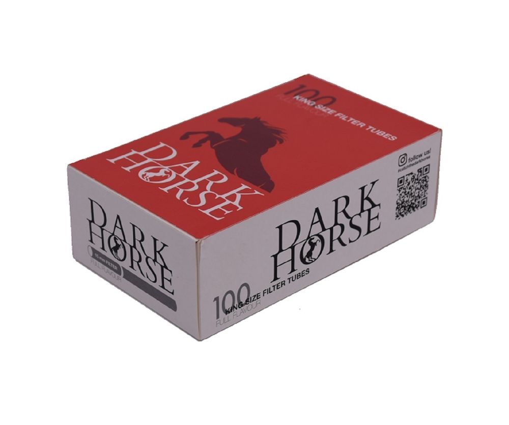 Гильзы сигаретные Dark Horse с ацетатным фильтром 100шт