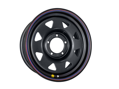 Диск усиленный УАЗ стальной черный 5x139,7 7xR17 d110 ET+15 (треуг. мелкий)