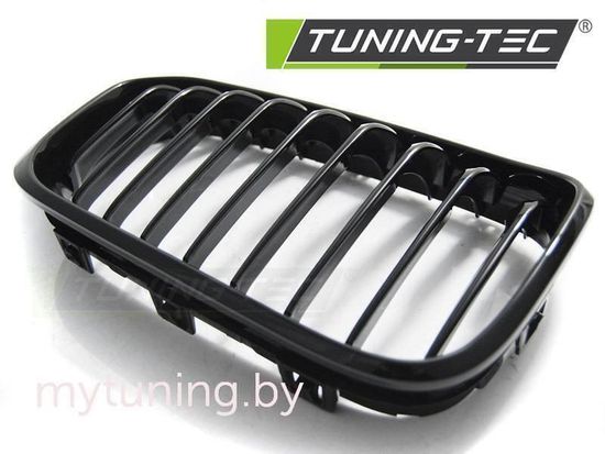 Решетка (ноздри) радиатора GLOSSY BLACK для BMW 1 F20 F21 LCI