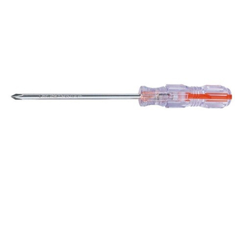 Отвертка Сrystal, PH2 х 100 мм, прозрачная рукоятка, углеродистая сталь Sparta