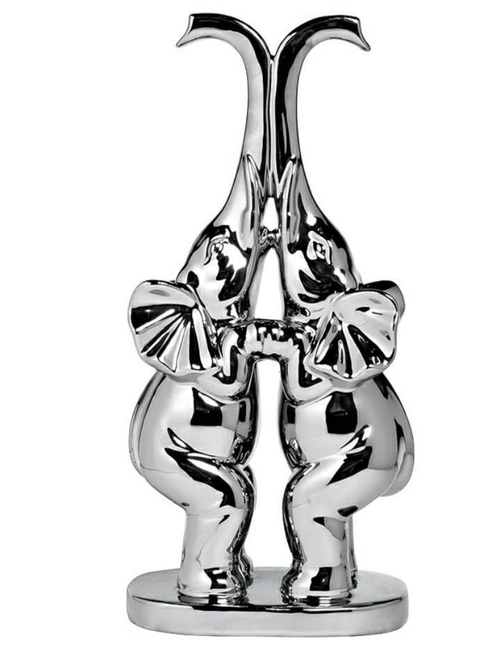 Статуэтка "Набор слонов" серебро