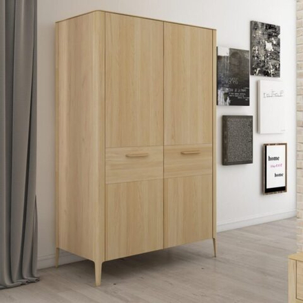 Шкаф из массива дуба двухдверный Porto-2 (Atlanta-2)