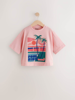 Футболка для девочки Next AH9-928, Розовый