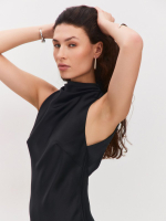 Платье с качелями макси