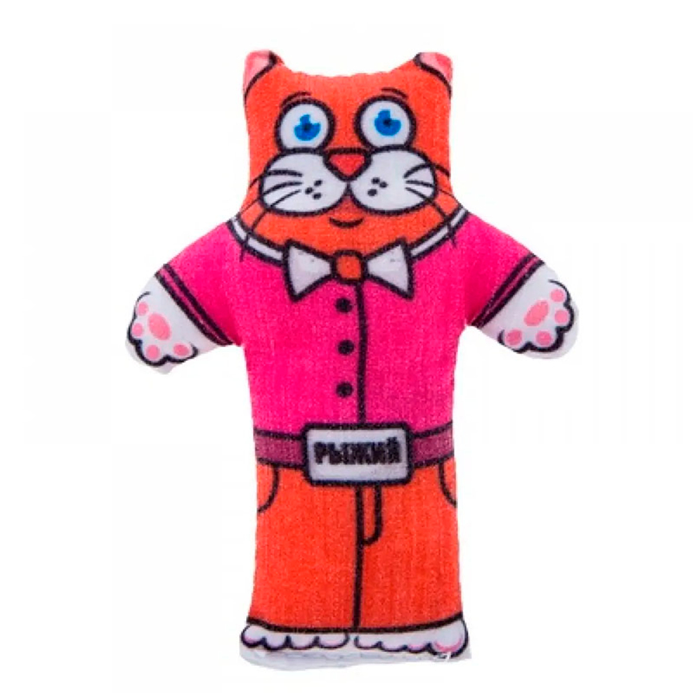 Котик игрушка для кошек с кошачьей мятой и валерианой Антицарапки
