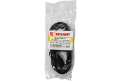 Шнур REXANT micro USB male - USB-A male 1.8M черный 18-1164-2