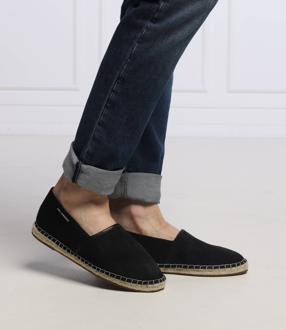 эспадрильи kamino Karl Lagerfeld - черный(KL70109)