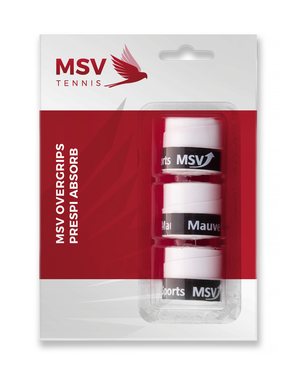 Теннисные намотки MSV Prespi Absorb Overgrip white 3P