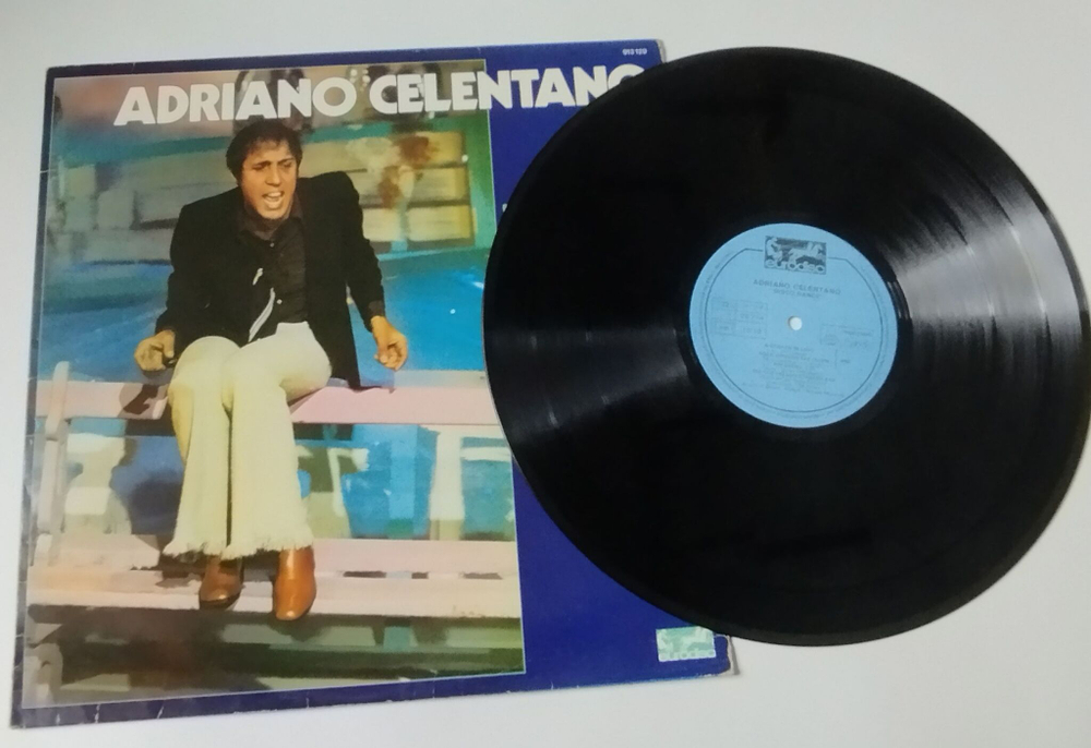 Винтажная виниловая пластинка LP Adriano Celentano Адриано Челентано Disco Dance (France 1977)