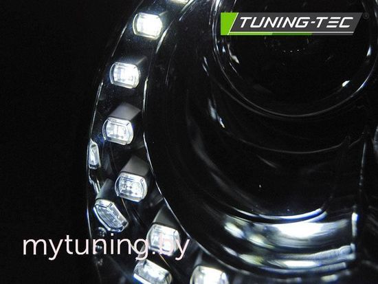 Передние фары для Volkswagen New Beetle (06-12) хромированная