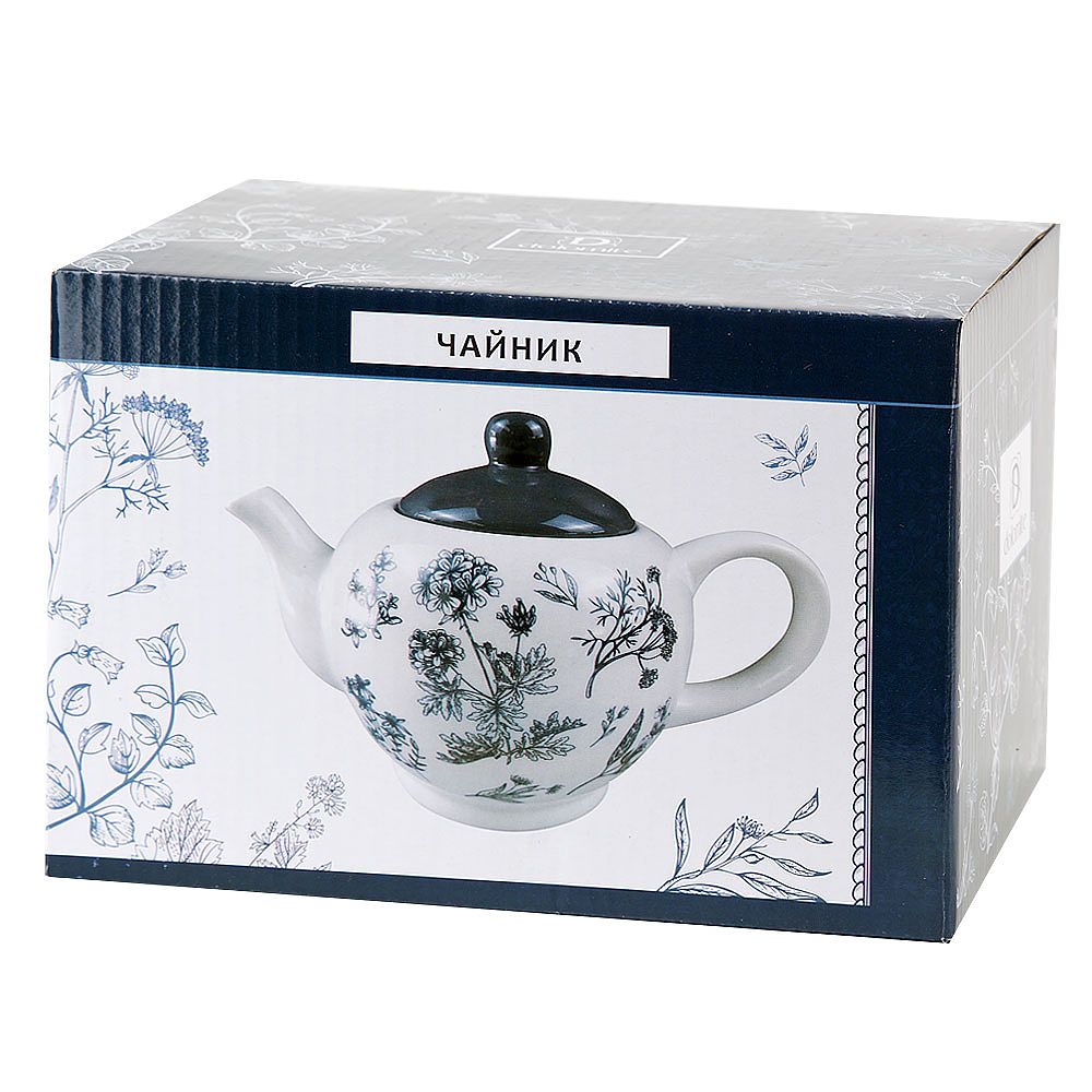 Чайник " " 23*13,5*14см. v=980мл. (керамика) (подарочная упаковка)