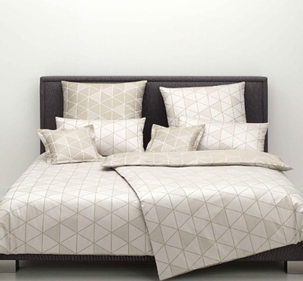 Пододеяльник 200x200 Elegante Triangel натуральный Германия