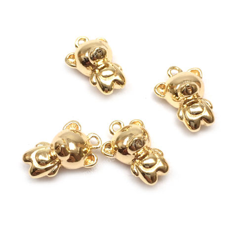 Подвеска "Мишка" 10х7 мм, позолота