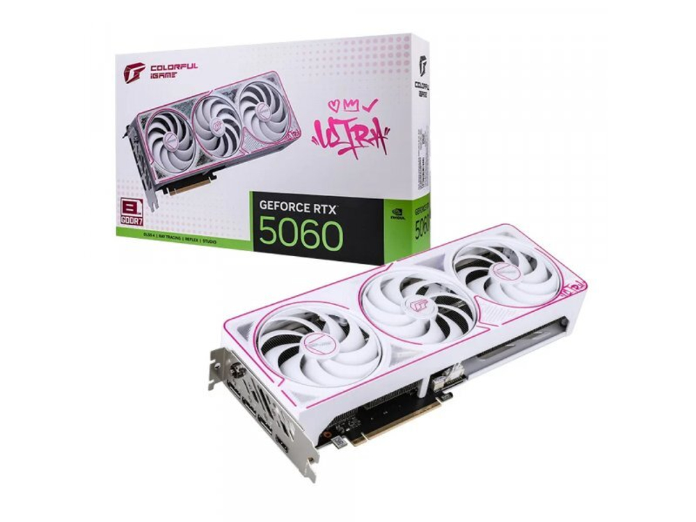 Видеокарта Colorful Nvidia GeForce RTX 5060 ULTRA W [RTX 5060 Ultra W OC 8GB-V]