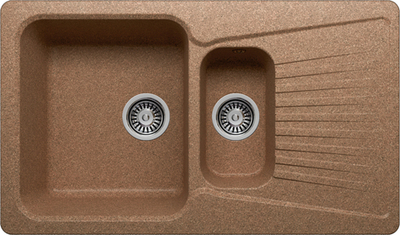 Мойка POLYGRAN F-18 терракот №307