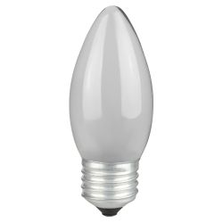 Лампочка ЭРА B36 60Вт Е27 / E27 230В накаливания свечка матовая