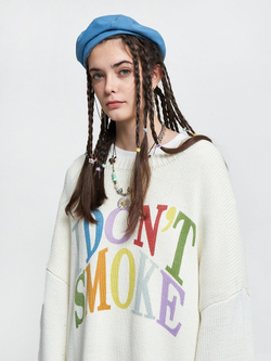 [FROM MOSCOW] Свитер DONSMOKE "Rainbow Logo" Oversized Knitted Sweater