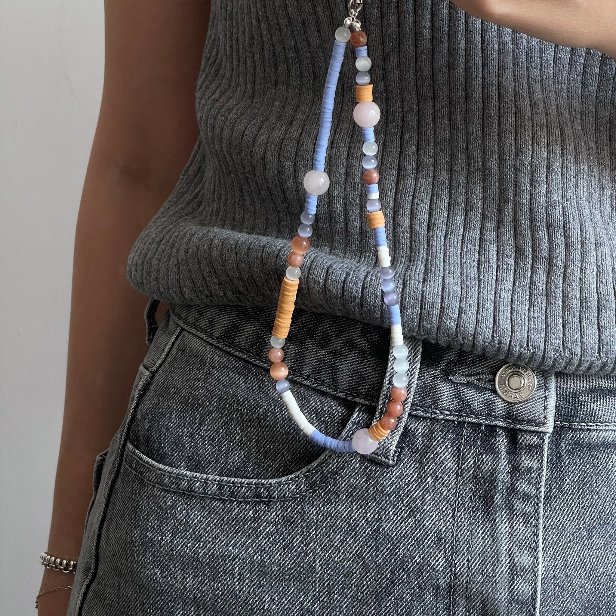 Quartz phone strap
