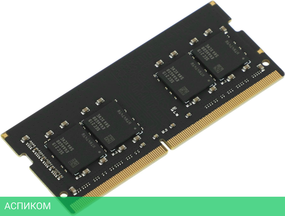 Оперативная память AMD SO-DIMM DDR IV 16Gb PC-25600 3200MHz (R9416G3206S2S-U)