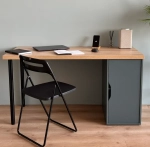 Ножка металлическая "Bordsben" для стола, 70 см, черный