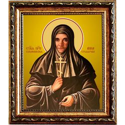 Анна Столярова преподобная схимонахиня. Икона на холсте.
