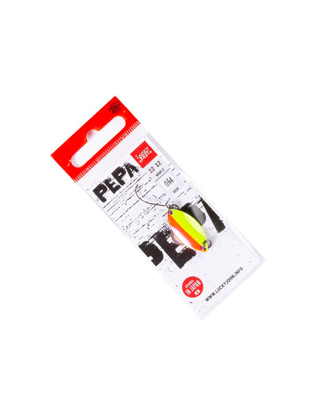 Блесна колеблющаяся Lucky John PEPA длина 25мм/2,2г 035
