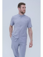 рубашка мужская медицинская на молнии TZ700