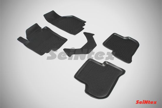 Резиновые коврики в салон Skoda Yeti (2009-2018) "Высокий борт"