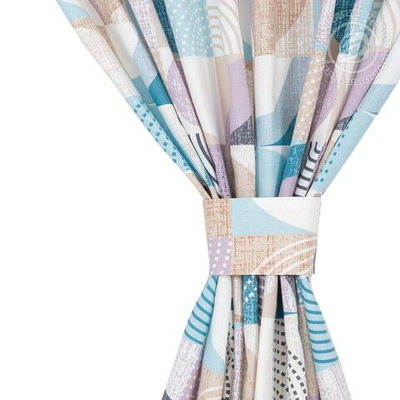 Шторы для кухни с подхватом Марципан Ш.145.180 АРТ ДИЗАЙН 145*180