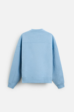 Толстовка boxy fit с круглым вырезом