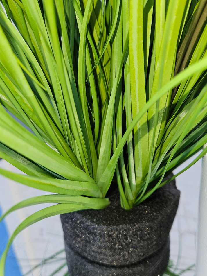 Искусственная Трава Сноп с белыми пушистиками 35см