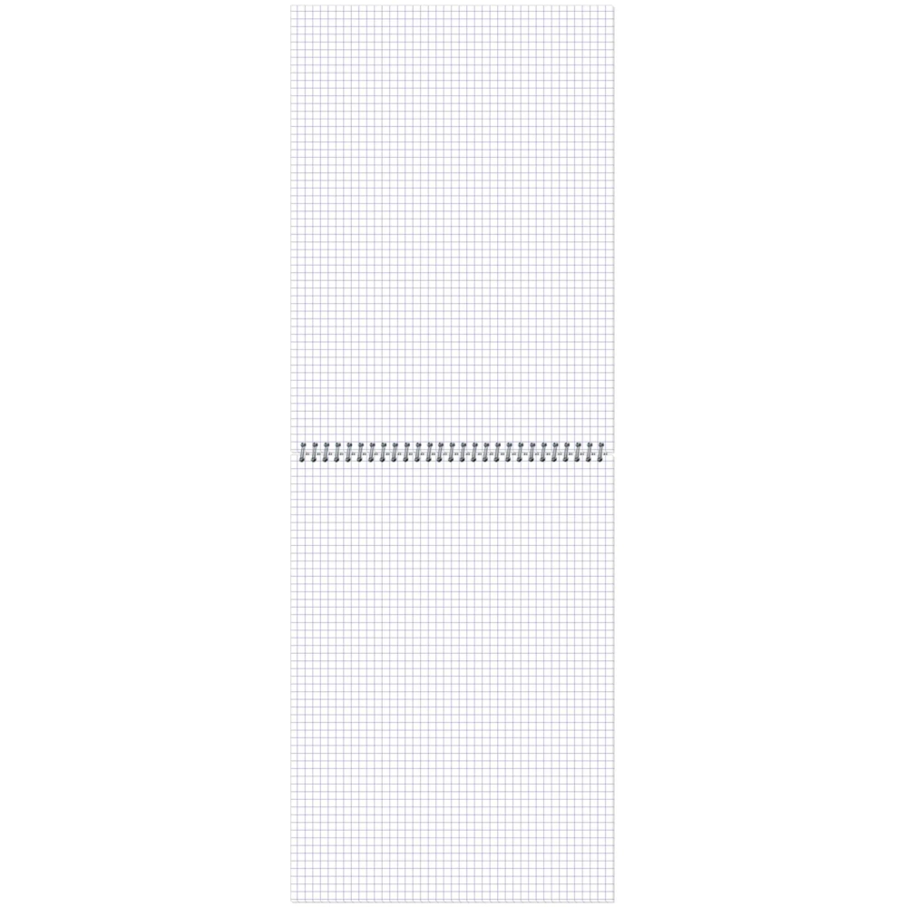 Блокнот Стильный офис А4 60 листов серый в клетку на спирали