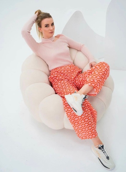 Брюки Le Streghe с пайетками