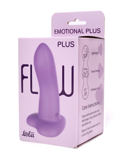 Нереалистичный дилдо Emotional Plus Purple