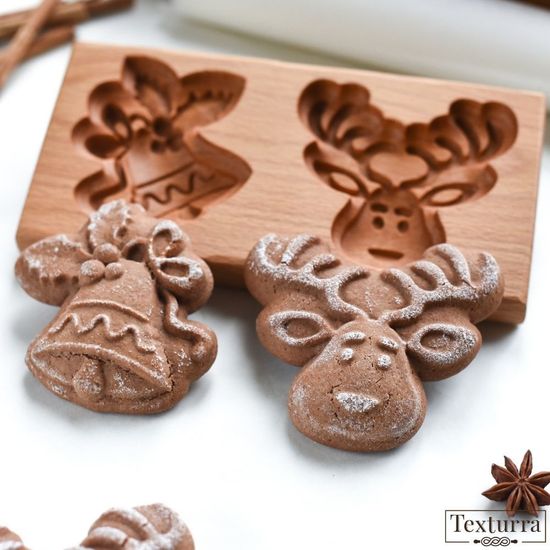 Пряничная доска Колокольчик+Олень