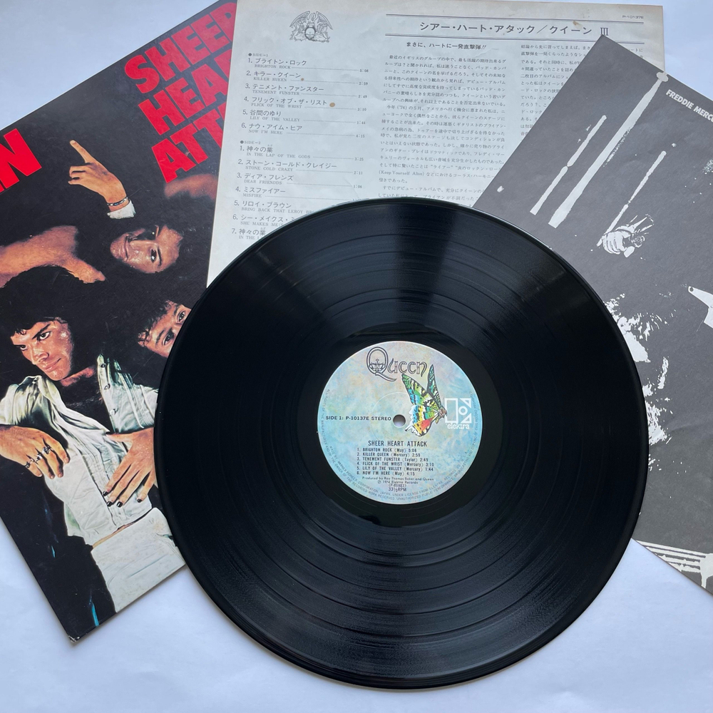 Винтажная виниловая пластинка LP Queen Sheer Heart Attack (Япония 1975) (Без Оби)