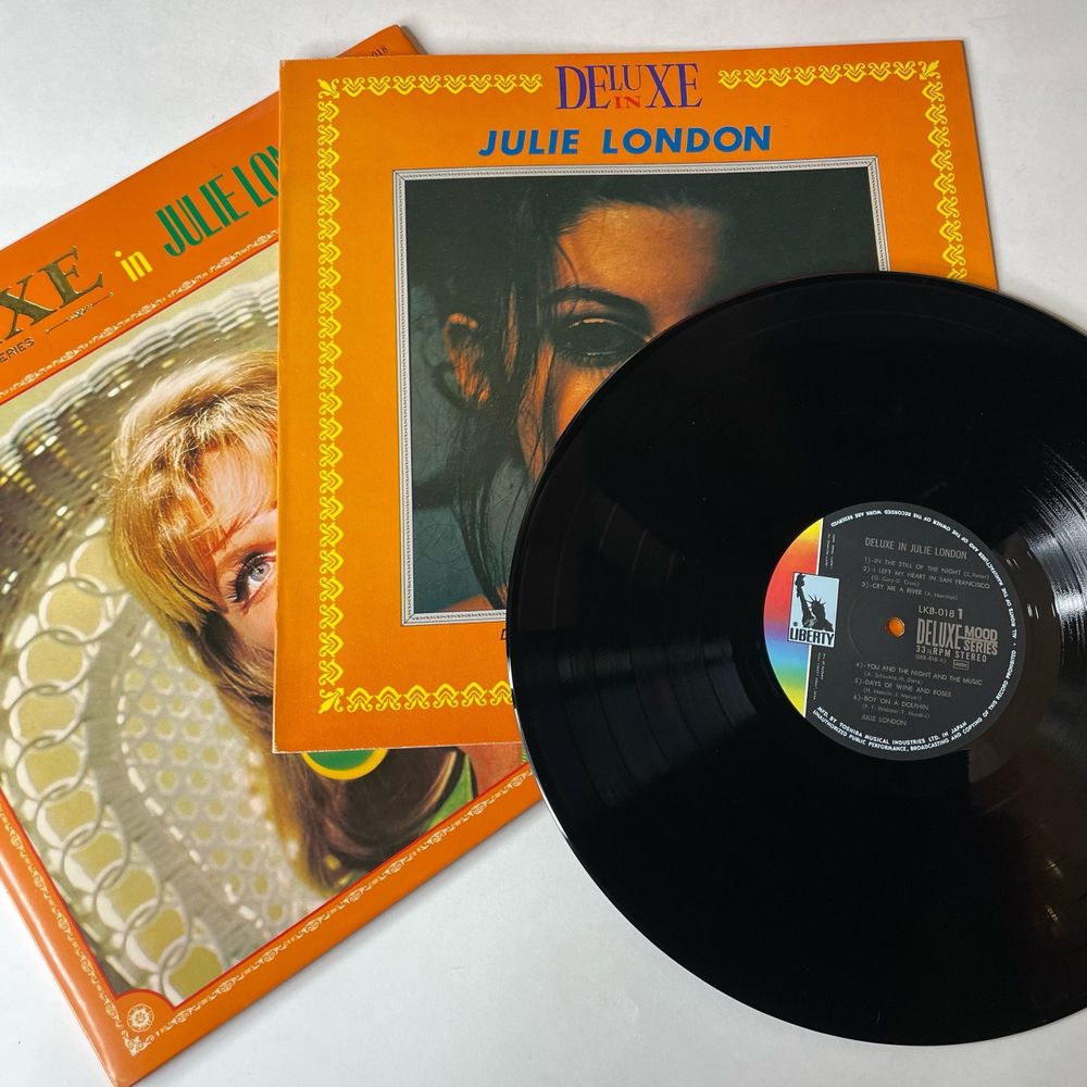 Винтажная виниловая пластинка LP Julie London, Deluxe In Julie London (Япония 1971) (Без Оби) (С Буклетом)